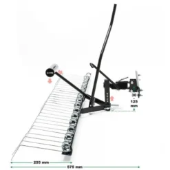 Scarificateur Trainé Pour Tracteur Tondeuse Largeur De Travail 120 Cm -Flore Riche Soldes Magasin 4250519 3