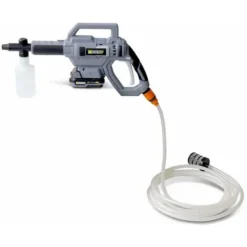 VOLTR – Nettoyeur Haute Pression 25 Bars à Batterie 20V – Kit Complet D’accessoires Brosse, Buse à Jet Variable, Réservoir Détergent, Batterie Et Chargeur Fournis -Flore Riche Soldes Magasin 44639182 3