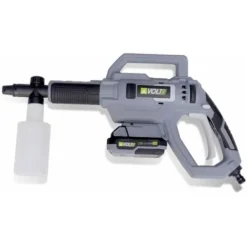 VOLTR – Nettoyeur Haute Pression 25 Bars à Batterie 20V – Kit Complet D’accessoires Brosse, Buse à Jet Variable, Réservoir Détergent, Batterie Et Chargeur Fournis -Flore Riche Soldes Magasin 44639182 5