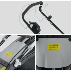 VOLTR 36V – Tondeuse à Gazon Sans Fil Tractée Ø46cm – 2x Batteries 18V Lithium 8.0Ah + Double Chargeur Rapide. Récupérateur D’herbe 50L -Flore Riche Soldes Magasin 44639385 3