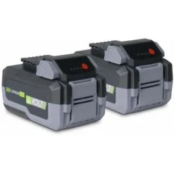 VOLTR 36V – Tondeuse à Gazon Sans Fil Tractée Ø46cm – 2x Batteries 18V Lithium 8.0Ah + Double Chargeur Rapide. Récupérateur D’herbe 50L -Flore Riche Soldes Magasin 44639385 5