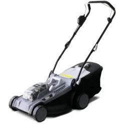 VOLTR 36V – Tondeuse à Gazon Sans Fil 43cm – 2x Batteries 18V Lithium 4.0Ah + Double Chargeur Rapide. Récupérateur D’herbe 40L -Flore Riche Soldes Magasin 44639722 2