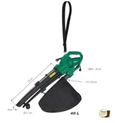 Aspirateur Souffleur Broyeur 3000w 10 Aspirateur Souffleur Broyeur 3000w -Flore Riche Soldes Magasin 4634638 4