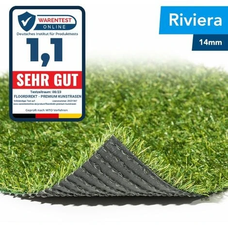 Pelouse Artificielle Riviera Hauteur: 14 Mm 100 X 50 Cm 4 Pelouse Artificielle Riviera Hauteur: 14 Mm 100 X 50 Cm – Image 2