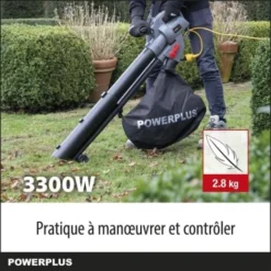 Powerplus Aspirateur/souffleur De Feuilles -Flore Riche Soldes Magasin 47939607 2