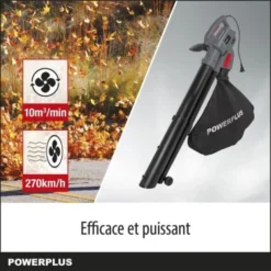 Powerplus Aspirateur/souffleur De Feuilles -Flore Riche Soldes Magasin 47939607 3