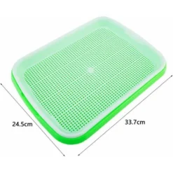 Semences Sprouter Plateau Beans Filtre Multifonction Germination Plateau Sprout Maker Pour Graines Germées (vert) -Flore Riche Soldes Magasin 48446128 5