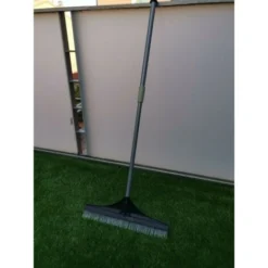 Brosse à Gazon Artificiel, Manche Télescopique, Manche En Acier, Gazon Artificiel, Râteau, Plastique -Flore Riche Soldes Magasin 51290239 3
