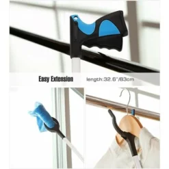 Kueatily Outils De Ramassage, 32" Pince Extension Pliable, Outil D'aide Handicapé En Aluminium Avec Pince Rotative En Caoutchouc, Extension à Bras Long Pour Ramasse-Déchets- Bleu 9 Kueatily Outils De Ramassage, 32" Pince Extension Pliable, Outil D'aide Handicapé En Aluminium Avec Pince Rotative En Caoutchouc, Extension à Bras Long Pour Ramasse-Déchets- Bleu -Flore Riche Soldes Magasin 52479780 3