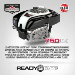 Tondeuse Thermique Tractée 161CC Avec Moteur Briggs And Stratton, Mulching Et éjection Latérale - Elem Garden 10 Tondeuse Thermique Tractée 161CC Avec Moteur Briggs And Stratton, Mulching Et éjection Latérale - Elem Garden -Flore Riche Soldes Magasin 52963798 4