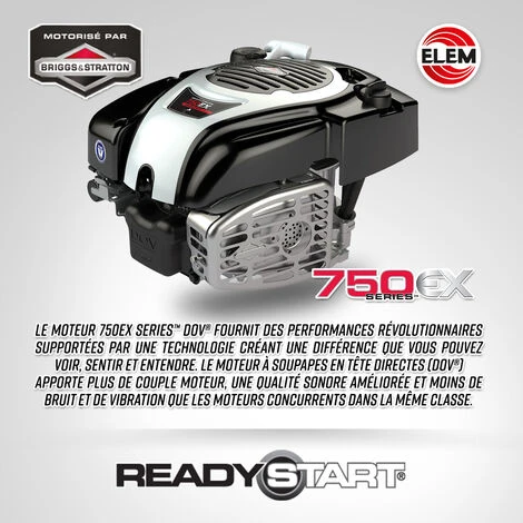 Tondeuse Thermique Tractée 161CC Avec Moteur Briggs And Stratton, Mulching Et éjection Latérale - Elem Garden 6 Tondeuse Thermique Tractée 161CC Avec Moteur Briggs And Stratton, Mulching Et éjection Latérale - Elem Garden – Image 4