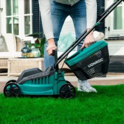 Set Tondeuse à Gazon 1300W Largeur De Coupe 32cm – Débroussailleuse 300W Diamètre De Coupe Ø230mm -Flore Riche Soldes Magasin 53418574 3