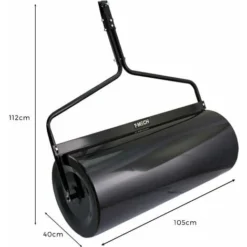 T-Mech 120L Rouleau Tirable Pour Jardin Rouleau à Pelouse Tirable Jardinage Pelouse -Flore Riche Soldes Magasin 53554974 5