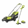 RYOBI Pack ONE+ Tondeuse + Coupe-bordures 18V Sans Fil RLM1833BLT1825M : Tondeuse RLM18X33B40 Et Coupe-bordures OLT1825M OFFERT -Flore Riche Soldes Magasin 54114766 1