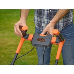 Black & Decker Tondeuse électrique 1200W BLACK+DECKER Largeur Coupe 32cm BEMW451BH-QS Surfaces Jusqu'à 300m² -Flore Riche Soldes Magasin 54384758 4