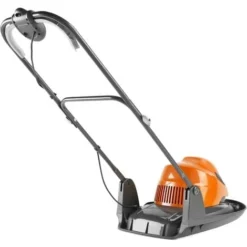 FLYMO Tondeuse électrique Sur Coussin D’air SimpliGlide 330 - 1700W / Largeur De Coupe 33cm / 4 Hauteurs De Coupe / Technologie Coussin D’air / Guidon Repliable (970482862) -Flore Riche Soldes Magasin 55014859 2