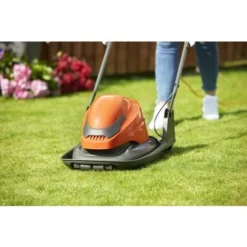 FLYMO Tondeuse électrique Sur Coussin D’air SimpliGlide 330 - 1700W / Largeur De Coupe 33cm / 4 Hauteurs De Coupe / Technologie Coussin D’air / Guidon Repliable (970482862) -Flore Riche Soldes Magasin 55014859 4