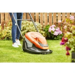 FLYMO Tondeuse électrique Sur Coussin D’air EasiGlide 330 Collect - 1700W / Largeur De Coupe 33cm / 4 Hauteurs De Coupe / Bac Collecteur 20L / Guidon Repliable (970483462) -Flore Riche Soldes Magasin 55014870 3