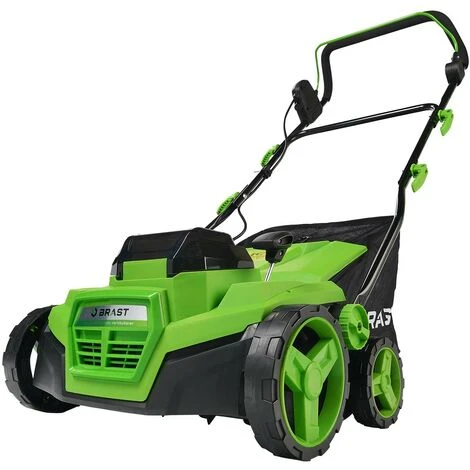 BRAST Scarificateur Batterie 40V 38cm, 2en1 3000tr/min 16 Lames De Scarification, 24 D‘aiguilles D'aération Env. 300m², Bac 50l, Livrée Avec 2 Batteries (2x20V) Et 2 Chargeurs 4 BRAST Scarificateur Batterie 40V 38cm, 2en1 3000tr/min 16 Lames De Scarification, 24 D‘aiguilles D'aération Env. 300m², Bac 50l, Livrée Avec 2 Batteries (2x20V) Et 2 Chargeurs – Image 2