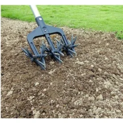 Cultivateur Et Brise Motte Manuel Fraise De Jardin 2 En 1 Fraise étoilée Brevetée Émietteur Pour La Préparation Des Lits De Semences Et L’Ameublissement Du Sol -Macaron -Flore Riche Soldes Magasin 55736642 5