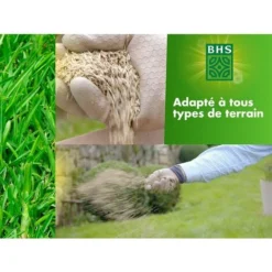 BHS GRUP4 Gazon Rustique + Engrais Promo 5 Kg 200m² Semences Enrichies En Engrais Organique Pour Une Implantation Rapide -Flore Riche Soldes Magasin 56397434 3