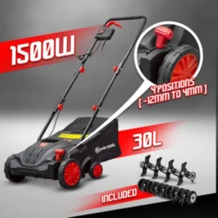 Scarificateur émousseur électrique 1500W - 32cm 8 Scarificateur émousseur électrique 1500W - 32cm -Flore Riche Soldes Magasin 57356003 2