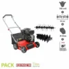Scarificateur Démousseur Thermique 212 Cm3 Largeur 40 Cm Profondeur Réglable DUNSCH DU81212-40A -Flore Riche Soldes Magasin 58228083 1