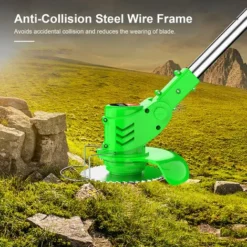 Coupe-herbe électrique 24V Tondeuse à Gazon Portable Rechargeable à Usage Domestique Tondeuse De Branches D'herbe Portable Sans Fil Pour L'élagage/la Tonte De La Cour De Jardin,Prise UE -Flore Riche Soldes Magasin 60222060 3