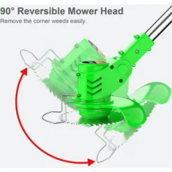 Coupe-herbe électrique 24V Tondeuse à Gazon Portable Rechargeable à Usage Domestique Tondeuse De Branches D'herbe Portable Sans Fil Pour L'élagage/la Tonte De La Cour De Jardin,Prise UE -Flore Riche Soldes Magasin 60222060 4