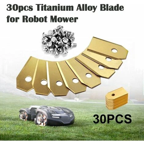 ZOLGINAH Lame Robot Tondeuse , 30 Lames De Rechange Universelles Couteau De Rechange Adapté à Toutes Les Tondeuses à Gazon Robotiques Husqvarna Automower, Gardena, Yardforce 7 ZOLGINAH Lame Robot Tondeuse , 30 Lames De Rechange Universelles Couteau De Rechange Adapté à Toutes Les Tondeuses à Gazon Robotiques Husqvarna Automower, Gardena, Yardforce – Image 5
