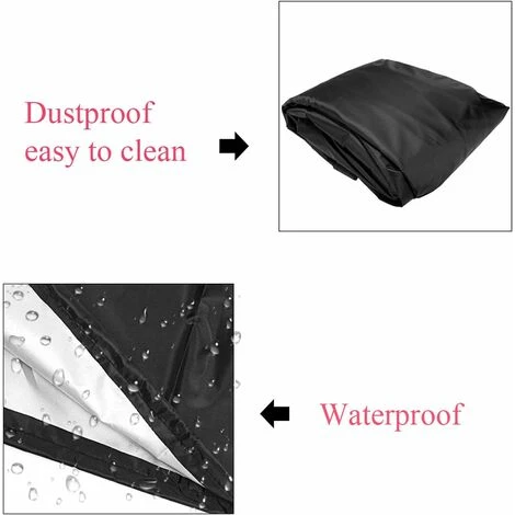 RHAFAYRE Housse De Protection Housse De Rangement Pour Pelouse Tracteur, Etanche Anti-Poussière Housse Pour Tondeuse Auto-portée Extérieure Housse De Tracteur De Pelouse-182 111 116cm 6 RHAFAYRE Housse De Protection Housse De Rangement Pour Pelouse Tracteur, Etanche Anti-Poussière Housse Pour Tondeuse Auto-portée Extérieure Housse De Tracteur De Pelouse-182 111 116cm – Image 4