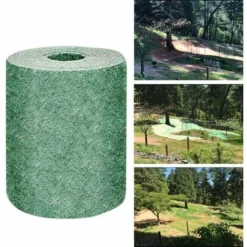 Rouleau De Tapis De Semences D'herbe, Coussin De Graines De Gazon Biodégradable, Solution De Croissance De Plantes De Jardin Pour Pelouses, Propagation Agressive Des Graines De Gazon (sans Graines) JU