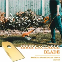 30 X Lames De Rechange En Titane Pour Tous Les Tondeuses De Jardin Automower Husqvarna/Gardena/Yard Force/Automower, Robuste (3.1 G / 0.75 Mm) Avec Vis - Or -Flore Riche Soldes Magasin 67064463 5