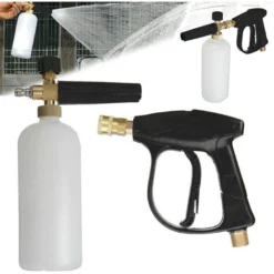 YIDOMDE Pistolet à Mousse Pour Laveuse De Neige à Haute Pression Pistolet à Mousse Avec Connecteur Fileté M22 Pistolet De Lavage à Pression Et Bouteille De Mousse à Lance Réglable De 1L 9 YIDOMDE Pistolet à Mousse Pour Laveuse De Neige à Haute Pression Pistolet à Mousse Avec Connecteur Fileté M22 Pistolet De Lavage à Pression Et Bouteille De Mousse à Lance Réglable De 1L -Flore Riche Soldes Magasin 67459225 3