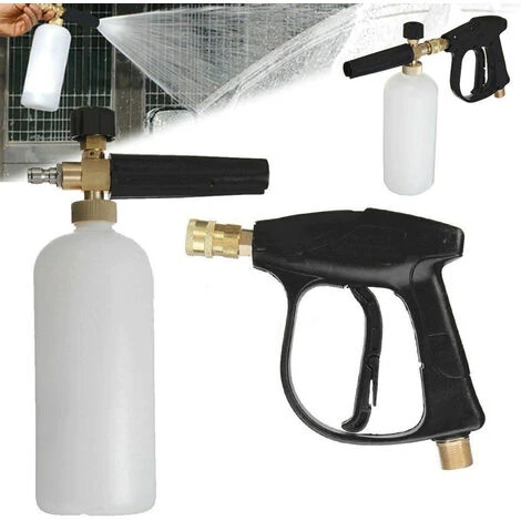 YIDOMDE Pistolet à Mousse Pour Laveuse De Neige à Haute Pression Pistolet à Mousse Avec Connecteur Fileté M22 Pistolet De Lavage à Pression Et Bouteille De Mousse à Lance Réglable De 1L 5 YIDOMDE Pistolet à Mousse Pour Laveuse De Neige à Haute Pression Pistolet à Mousse Avec Connecteur Fileté M22 Pistolet De Lavage à Pression Et Bouteille De Mousse à Lance Réglable De 1L – Image 3