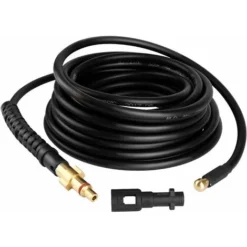 Déstockage Tuyau De Nettoyage Haute Pression 15M, 160 BAR 2300 PSI Tuyau De Vidange, Comprend Un Adaptateur Pour Karcher K1-K7, Idéal Pour Les Bouchons De Vidange Et Le Nettoyage