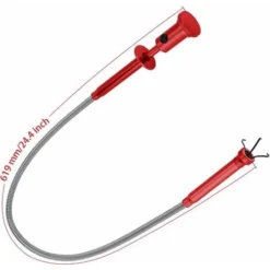 Outil De Ramassage Magnétique à 4 Griffes, Outil De Ramassage Magnétique à Griffes Flexibles Avec LED, Ramassage à Main Pliable à Longue Portée Ramasser Petits Déchets Évier, Rouge Lefou -Flore Riche Soldes Magasin 69655015 2