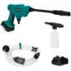 Nettoyeur Haute Pression Sans Fil Compact 20V – 24 Bars – 198 L/h - Tuyau D'aspiration De 5m, Bouteille à Détergent Et Buse Réglable – 1 Batterie 2.0Ah Et Chargeur Incl. 2 Nettoyeur Haute Pression Sans Fil Compact 20V – 24 Bars – 198 L/h - Tuyau D'aspiration De 5m, Bouteille à Détergent Et Buse Réglable – 1 Batterie 2.0Ah Et Chargeur Incl. -Flore Riche Soldes Magasin 69675767 1