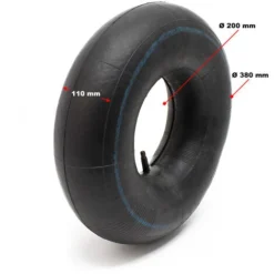 Lot 2 Chambres Air Autoportée 16x6.50-8 Pneumatique Valve Droite Tracteur Gazon -Flore Riche Soldes Magasin 7009960 2