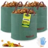 RHAFAYRE 3 X 272L Sacs à Déchets De Jardin, étanche Heavy Duty Grande Sacs Avec Poignées, Pliable Et Réutilisable -Flore Riche Soldes Magasin 71587672 1