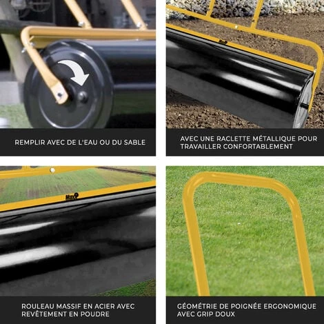 Rouleau à Gazon - Rouleau De Jardin - Volume 65 L - 90 Cm - Vert - MaxxGarden 6 Rouleau à Gazon - Rouleau De Jardin - Volume 65 L - 90 Cm - Vert - MaxxGarden – Image 4