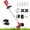Coupe-bordure Sans Fil Avec Batterie, 3-in-1 Débroussailleuse& Tondeuses à Gazon Avec 4 Types De Lames, Avec Batterie 24V Et Chargeur, Outillage De Jardin Motorisé Réglable En Hauteur 2 Coupe-bordure Sans Fil Avec Batterie, 3-in-1 Débroussailleuse& Tondeuses à Gazon Avec 4 Types De Lames, Avec Batterie 24V Et Chargeur, Outillage De Jardin Motorisé Réglable En Hauteur -Flore Riche Soldes Magasin 72660309 1