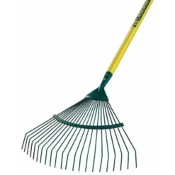 LEBORGNE - Balai à Gazon Fil Rond 0,55kg Manche Bois Percé Certifié PEFC 100% 150cm - 374221