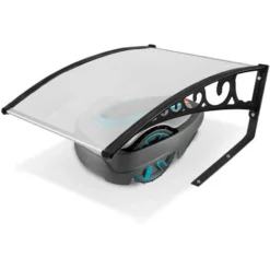 Froadp 103x81x45cm Toit De Tondeuses à Gazon Robot, Garage Pour Auto Mower, Protection Contre La Pluie E UV Couverture De Tondeuse, Carport Abris Robotique Pour Jardin Extérieur