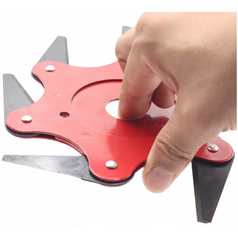 60mm 6 Dents Extérieur Lames De Coupe-herbe Tondeuse à Gazon Coupe-herbe Tête De Machine (Rouge), 5 60mm 6 Dents Extérieur Lames De Coupe-herbe Tondeuse à Gazon Coupe-herbe Tête De Machine (Rouge), – Image 3