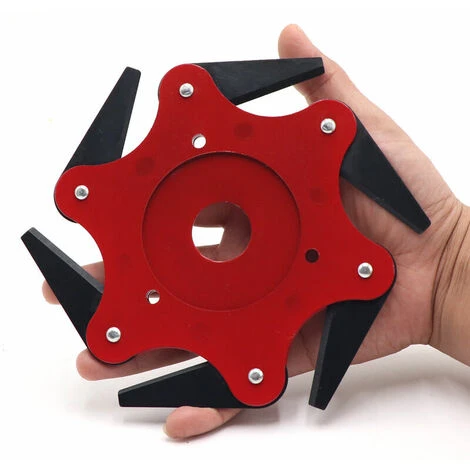 60mm 6 Dents Extérieur Lames De Coupe-herbe Tondeuse à Gazon Coupe-herbe Tête De Machine (Rouge), 6 60mm 6 Dents Extérieur Lames De Coupe-herbe Tondeuse à Gazon Coupe-herbe Tête De Machine (Rouge), – Image 4