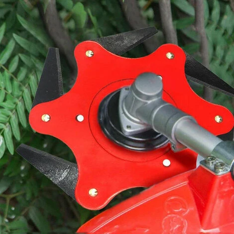 60mm 6 Dents Extérieur Lames De Coupe-herbe Tondeuse à Gazon Coupe-herbe Tête De Machine (Rouge), 7 60mm 6 Dents Extérieur Lames De Coupe-herbe Tondeuse à Gazon Coupe-herbe Tête De Machine (Rouge), – Image 5