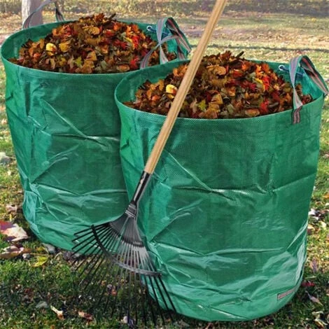 Sac De Déchets Ordures De Jardin Robuste Sac 98cmx76cm Vert 2pcs 500L FUIENKO 6 Sac De Déchets Ordures De Jardin Robuste Sac 98cmx76cm Vert 2pcs 500L FUIENKO – Image 4