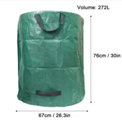 Sac De Déchets Ordures De Jardin Robuste Sac 66cmx76cm Vert 2pcs 272L FUIENKO -Flore Riche Soldes Magasin 76153041 4