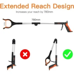 Outil De Ramassage, ENGiNDOT Pince De Préhension En Aluminium, Outil D’Aide Extension Pliable 180°, Tête Rotatif 90°, Pince Magnétique En Caoutchouc Pour Ramassage Des Déchets De Jardin-RG01 8 Outil De Ramassage, ENGiNDOT Pince De Préhension En Aluminium, Outil D’Aide Extension Pliable 180°, Tête Rotatif 90°, Pince Magnétique En Caoutchouc Pour Ramassage Des Déchets De Jardin-RG01 -Flore Riche Soldes Magasin 78027853 2